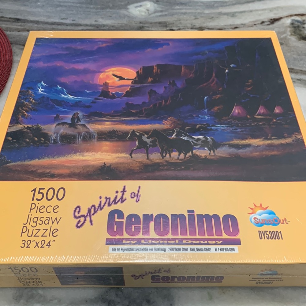 Spirit of Geronimo 1500 Piece Puzzle.